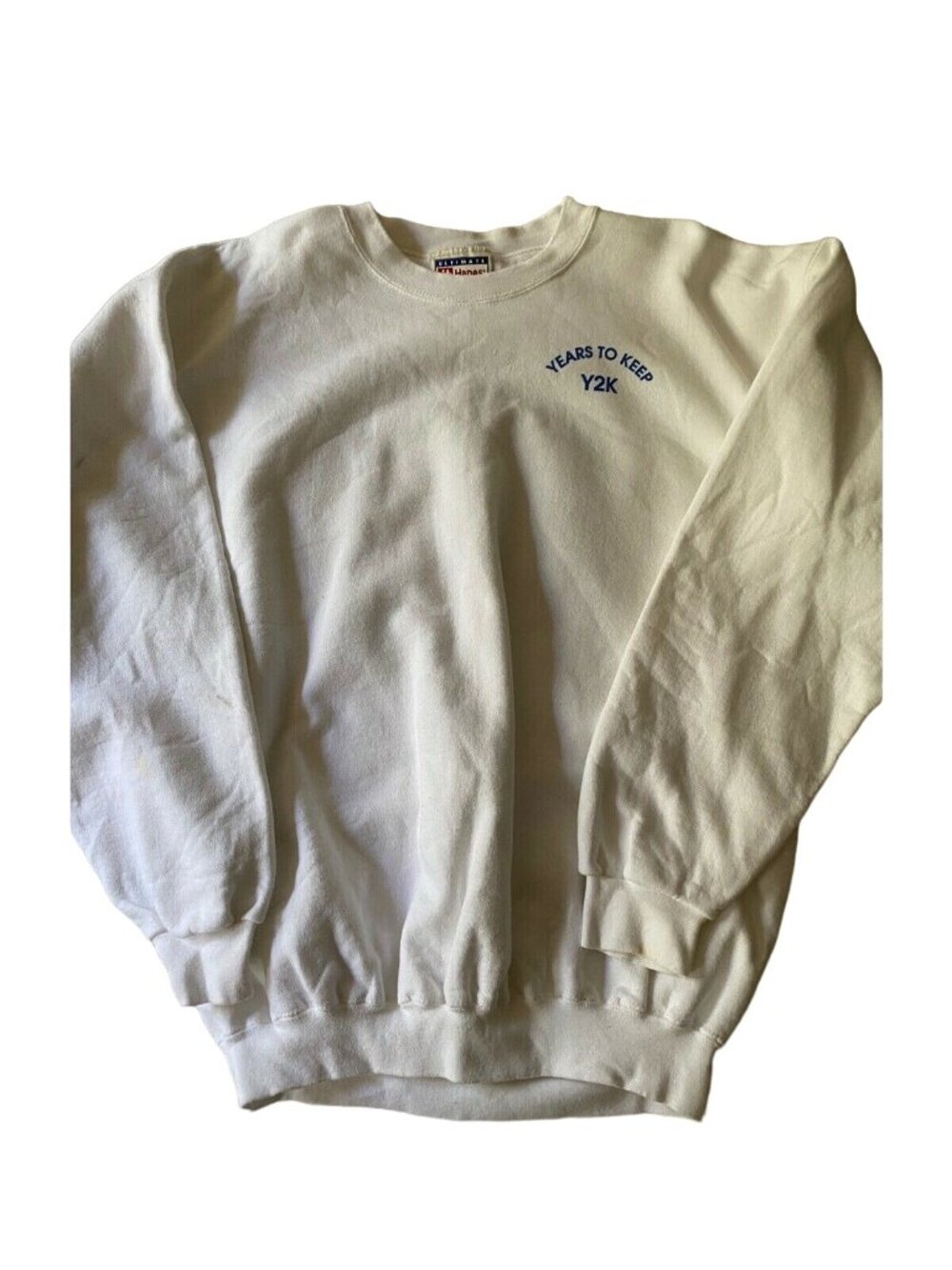 Vintage Hanes Unisex Y2K Graphic Sweater Old Tag - Large